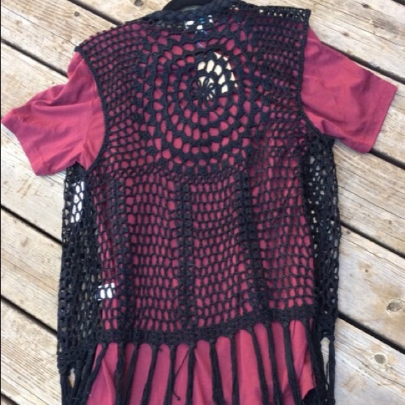 Boho Fringe Vest - Picture 2 of 2